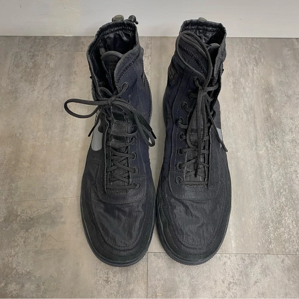 Nike Air Force 1 High Shell Sneakers in‎ Black Graphite 7.5